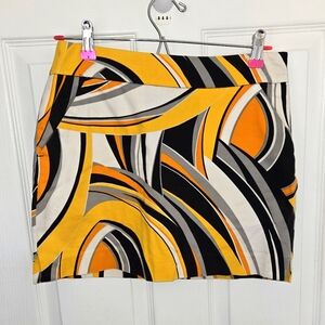 Loud Mouth Womens Multicolored Golf Tennis Skort Size 4